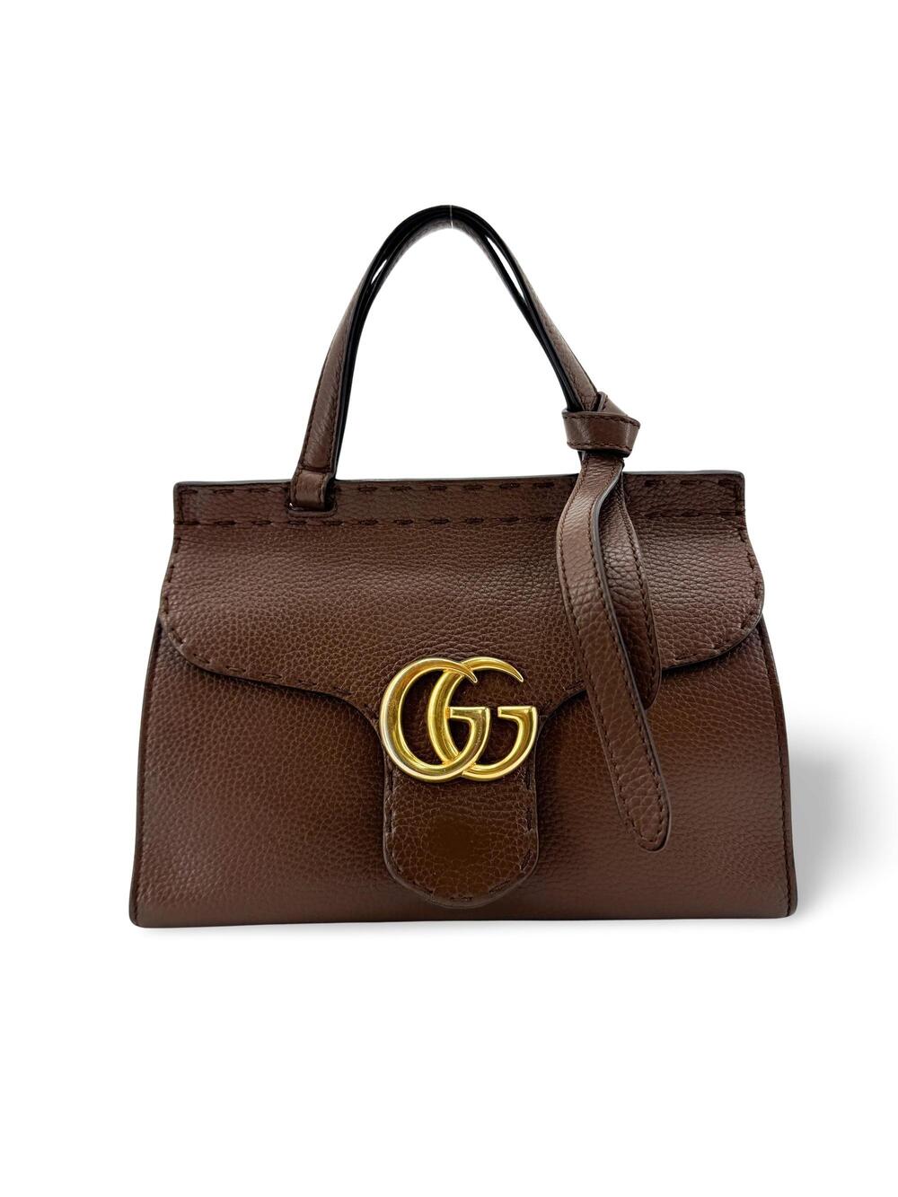 Gucci Gg Marmont Mini Top Handle Bag #364189G58B
